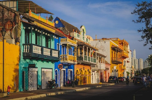 image of vibrant colombian city