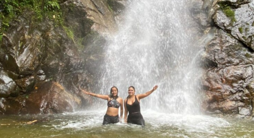 Chorro de las Campanas waterfall in Colombia