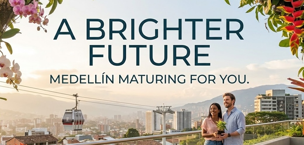 couple downtown Medellin